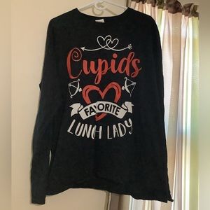 Valentines Day Lunch Lady XL Shirt